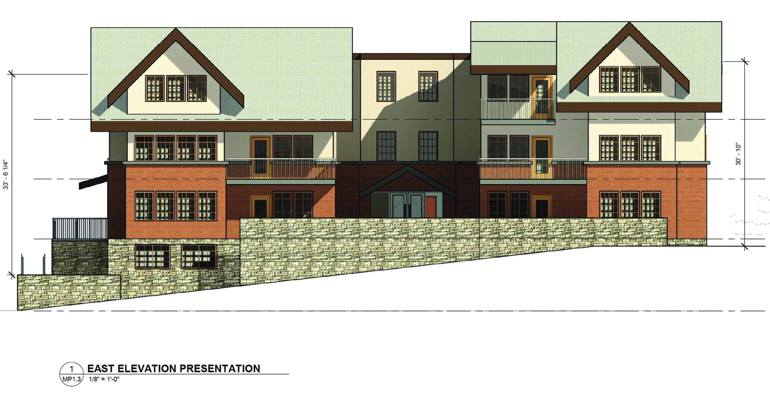 Baylor east elevation