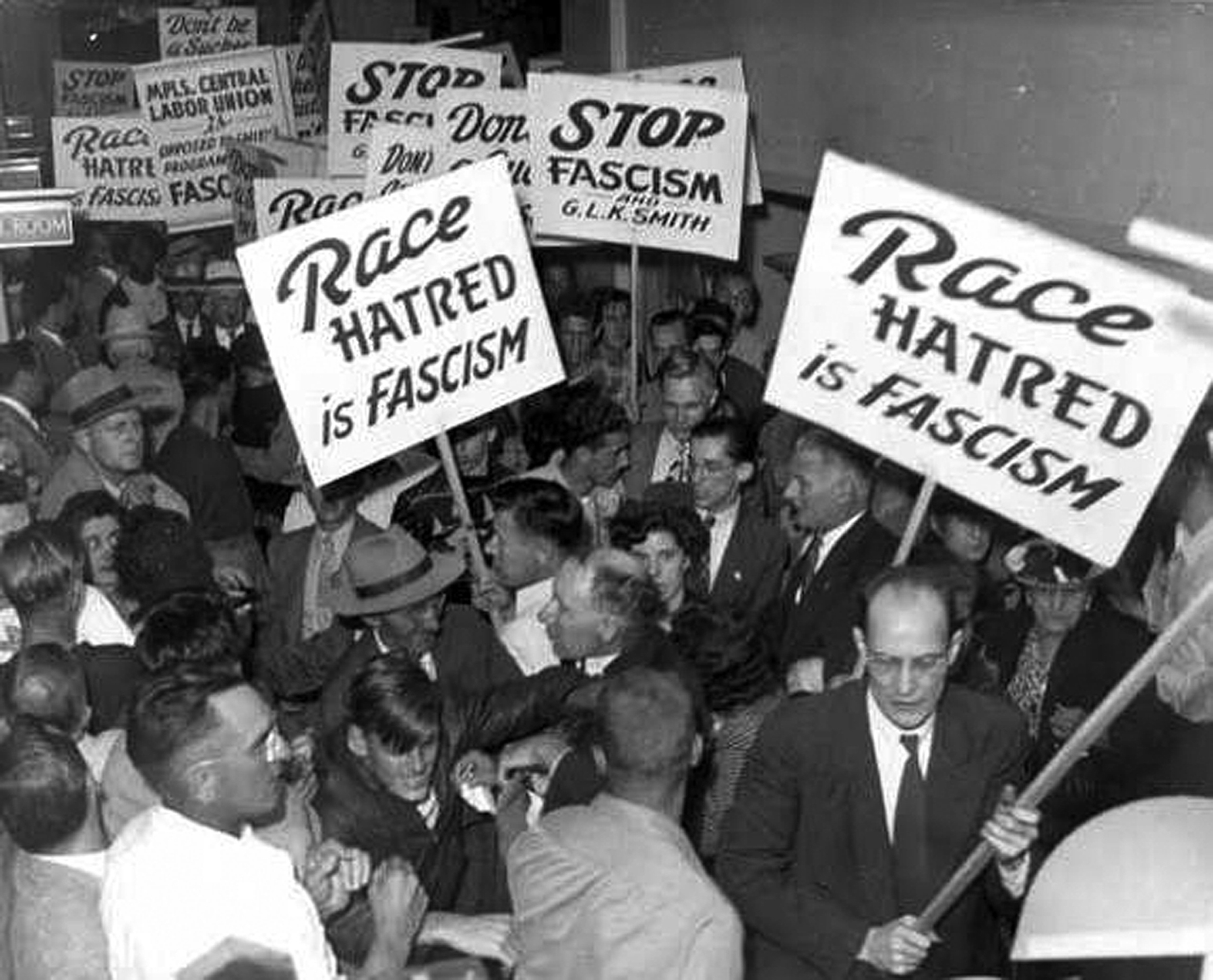 Socialist Workers Party demonstrating, c.1935